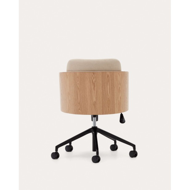 Silla Madai, chenilla beige FSC MIX Credit - Kave Home; C0200001KY12