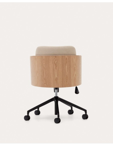 Silla Madai, chenilla beige FSC MIX Credit - Kave Home; C0200001KY12