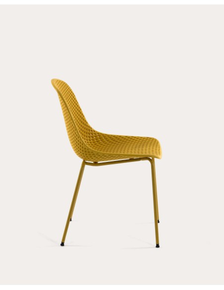 Silla exterior Quinby amarillo - Kave Home; CC1222S31