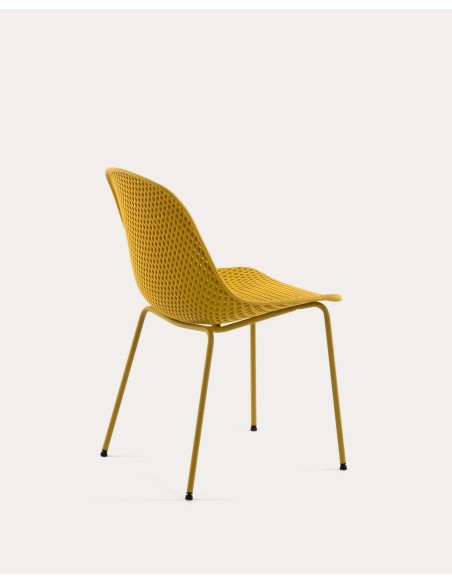 Silla exterior Quinby amarillo - Kave Home; CC1222S31