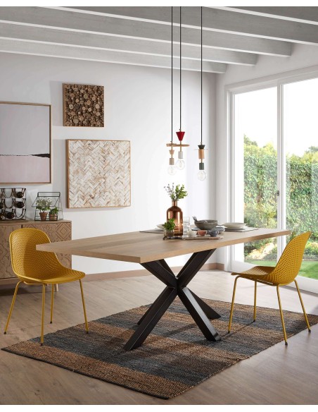 Silla exterior Quinby amarillo - Kave Home; CC1222S31