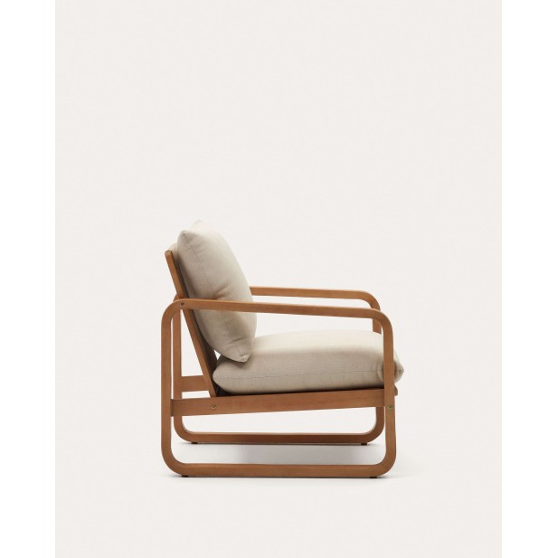 Sillón Sacaleta, madera maciza eucalipto FSC 100% - Kave Home; J1700035JJ12 Sillón Sacaleta, madera maciza eucalipto FSC 100% - Kave Home; J1700035JJ12