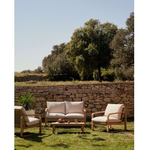 Sillón Sacaleta, madera maciza eucalipto FSC 100% - Kave Home; J1700035JJ12 2