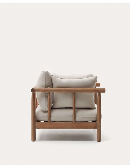 Sillón Sacova, madera maciza eucalipto FSC 100% - Kave Home; J1700034JJ12