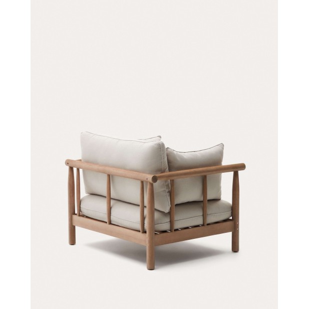Sillón Sacova, madera maciza eucalipto FSC 100% - Kave Home; J1700034JJ12 Sillón Sacova, madera maciza eucalipto FSC 100% - Kave Home; J1700034JJ12