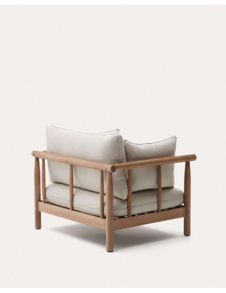 Sillón Sacova, madera maciza eucalipto FSC 100% - Kave Home; J1700034JJ12