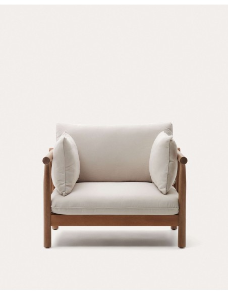 Sillón Sacova, madera maciza eucalipto FSC 100% - Kave Home; J1700034JJ12