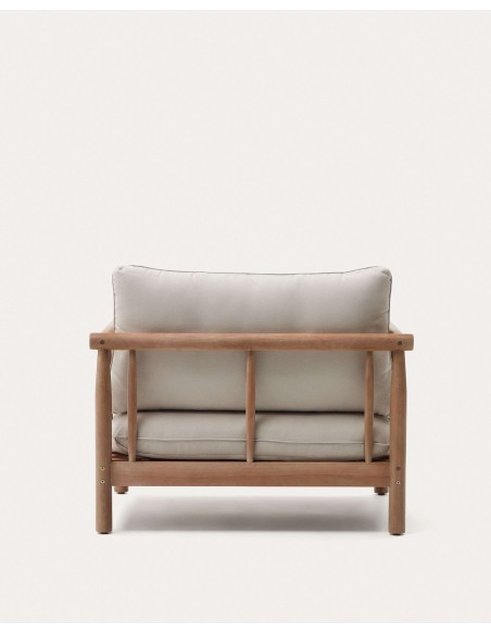 Sillón Sacova, madera maciza eucalipto FSC 100% - Kave Home; J1700034JJ12