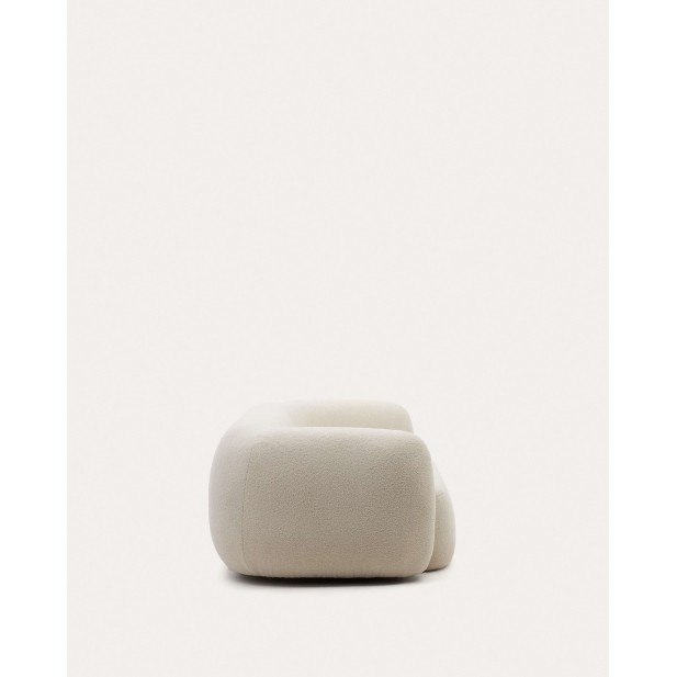 Sofá Martina 3 plazas de borreguito crudo 240cm - Kave Home; S83130HI39