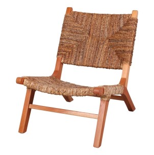 Sillón IVANA, Madera / Fibra Natural. Vackart