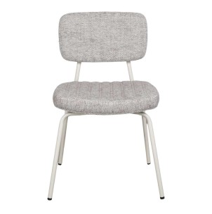 Silla CAROLO, Metal / Textil Beige. Vackart 2