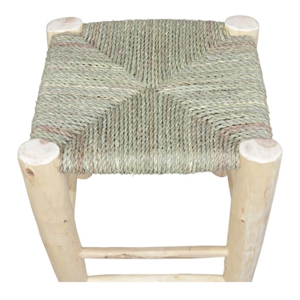 Taburete Bajo KARINA, Madera / Fibra Natural. Vackart Taburete Bajo KARINA, Madera / Fibra Natural. Vackart