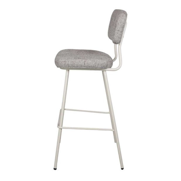 Taburete Alto POMBO 75 cm, Metal / Textil Beige. Vackart Taburete Alto POMBO 75 cm, Metal / Textil Beige. Vackart