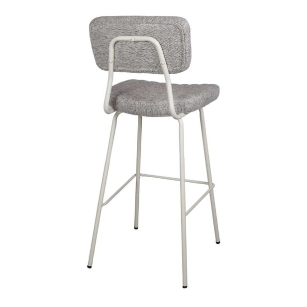 Taburete Alto POMBO 75 cm, Metal / Textil Beige. Vackart Taburete Alto POMBO 75 cm, Metal / Textil Beige. Vackart