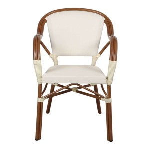 Silla Exterior TENDER, Metal Bambú / Textilene Beige. Vackart 2