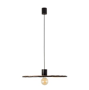 Lámpara de Techo LAMPEDUSA MINI, Ratán Natural / Metal Negro - Vackart. Las más exclusivas y modernas lámparas de diseño en Vackart, tu tienda de diseño online.