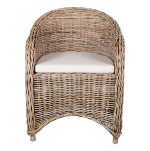 Sillón TELMA, Ratán Natural / Textil. Vackart 2