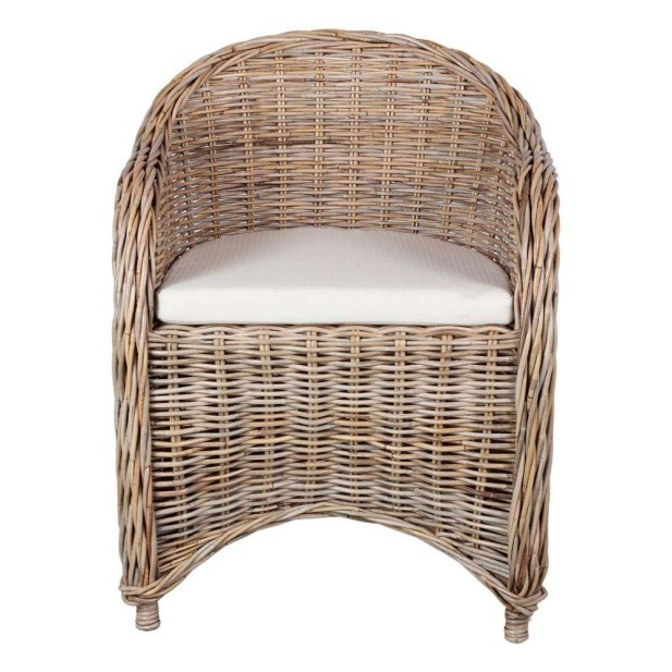 Sillón TELMA, Ratán Natural / Textil. Vackart Sillón TELMA, Ratán Natural / Textil. Vackart