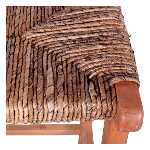 Taburete Alto MONDY 75 cm, Madera Natural / Fibra Plátano. Vackart Taburete Alto MONDY 75 cm, Madera Natural / Fibra Plátano. Vackart