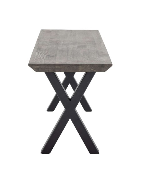 Banco MALDON, Roble FSC 100% / Metal - Bloomingville. Vackart