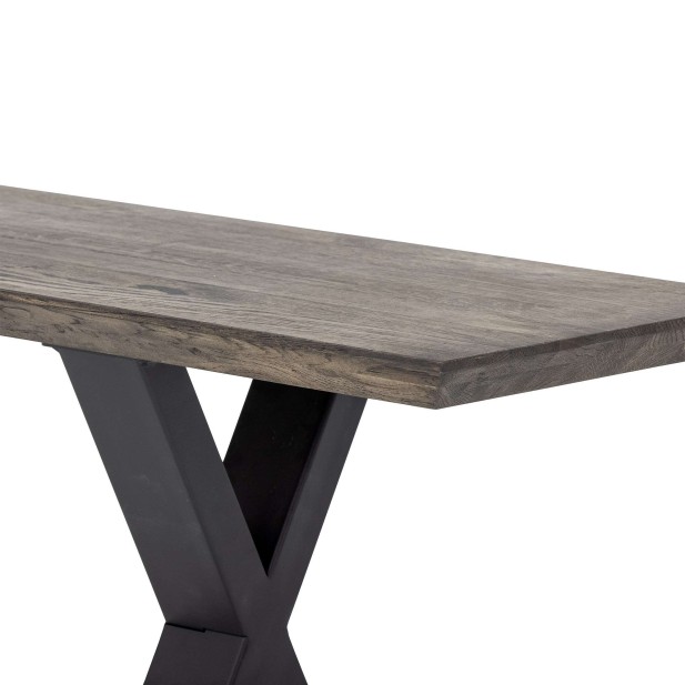 Banco MALDON, Roble FSC 100% / Metal - Bloomingville. Vackart