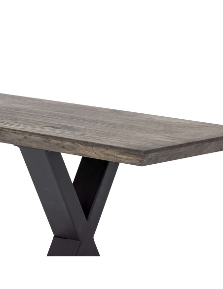 Banco MALDON, Roble FSC 100% / Metal - Bloomingville. Vackart