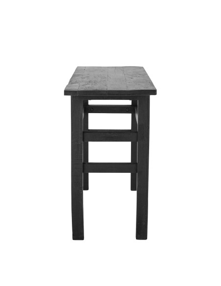 Consola RIBER, Madera Reciclada Negra - Bloomingville. Vackart
