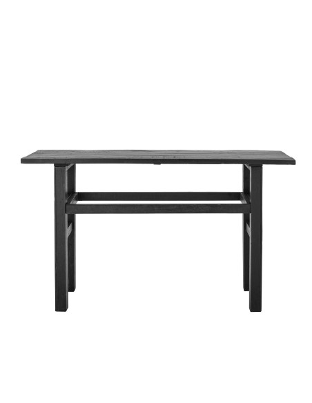 Consola RIBER, Madera Reciclada Negra - Bloomingville. Vackart
