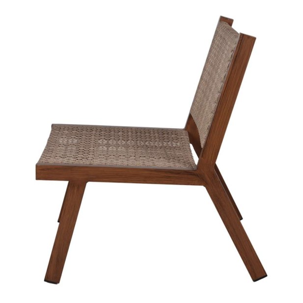 Sillón TALISSA, aluminio, ratán sintético