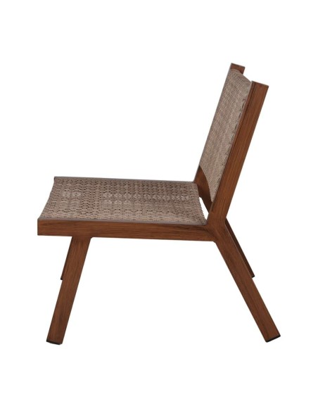 Sillón TALISSA, aluminio, ratán sintético