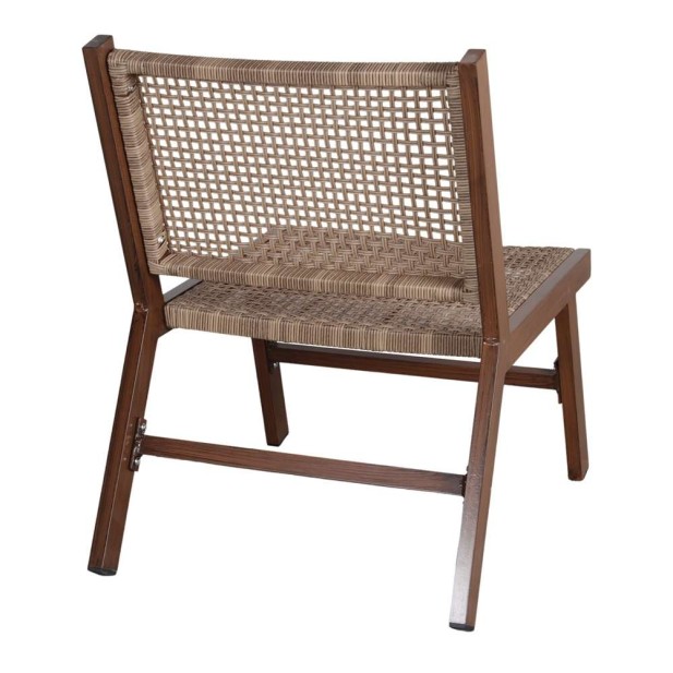 Sillón TALISSA, aluminio, ratán sintético