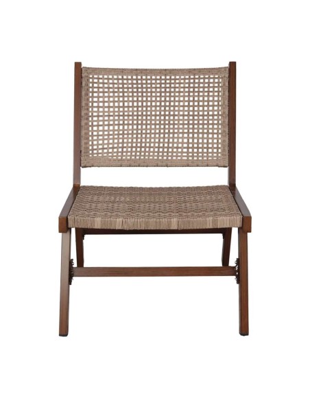 Sillón TALISSA, aluminio, ratán sintético