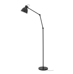 Lámpara de Pie BARCA, Metal Negro - Bloomingville. Vackart