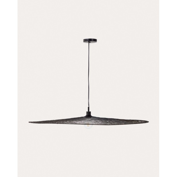 Lámpara de techo Makai, metal negro Ø 100 cm - Kave Home. L0100035RR01