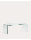 Mesa de centro Burano de cristal 110 x 50 cm - Kave Home