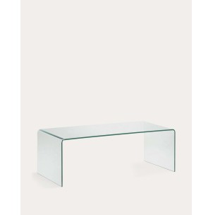 Mesa de centro Burano de cristal 110 x 50 cm - Kave Home-506109TRA. Producto de estilo Moderno