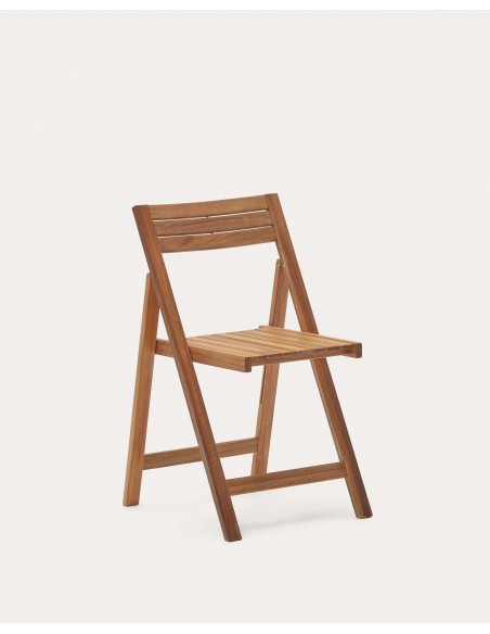 Silla plegable exterior Sadirar, acacia - Kave Home. J0700002MM43