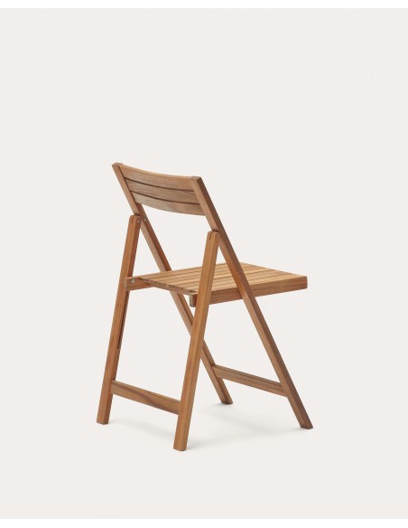 Silla plegable exterior Sadirar, acacia - Kave Home. J0700002MM43