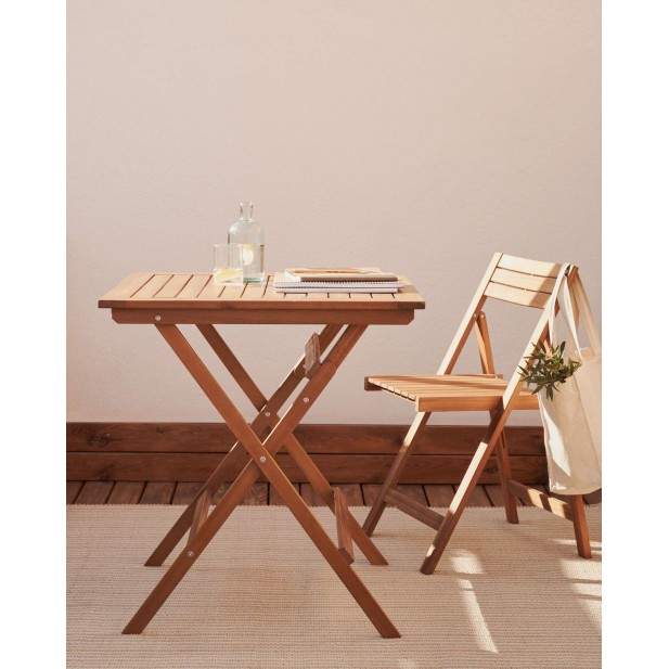 Silla plegable exterior Sadirar, acacia - Kave Home. J0700002MM43 Silla plegable exterior Sadirar, acacia - Kave Home. J0700002MM43