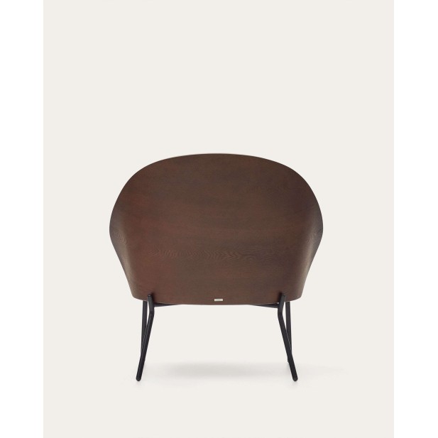 Sillón Eamy marrón claro, fresno wengué, metal Kave Home S0900001HE03 Sillón Eamy marrón claro, fresno wengué, metal Kave Home S0900001HE03