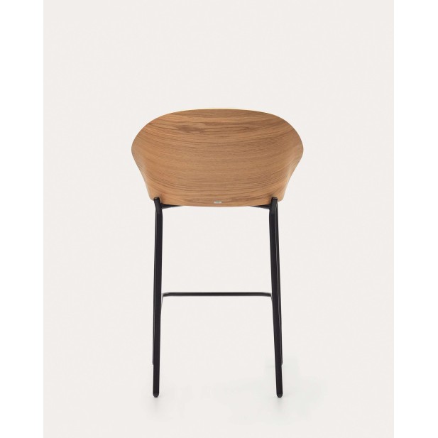 Taburete Eamy gris claro, fresno natural 65cm - Kave Home C0600053HE12 Taburete Eamy gris claro, fresno natural 65cm - Kave Home C0600053HE12