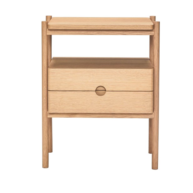 Mesita de Noche APPEAL, Roble Natural - Hübsch. Vackart