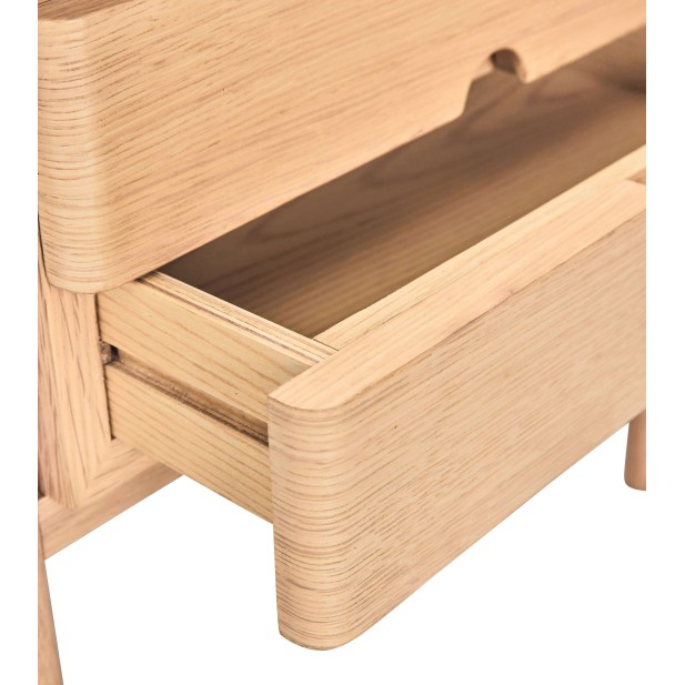 Mesita de Noche APPEAL, Roble Natural - Hübsch. Vackart