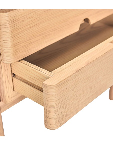 Mesita de Noche APPEAL, Roble Natural - Hübsch. Vackart