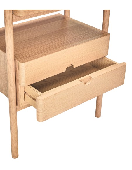 Mesita de Noche APPEAL, Roble Natural - Hübsch. Vackart