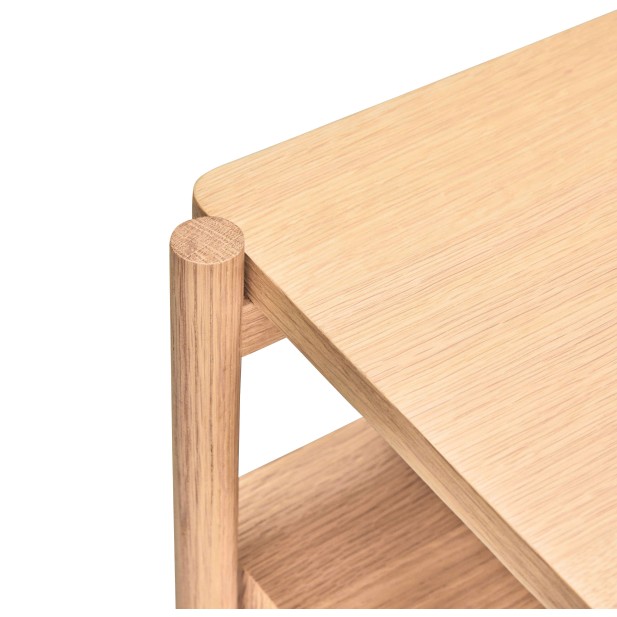 Mesita de Noche APPEAL, Roble Natural - Hübsch. Vackart