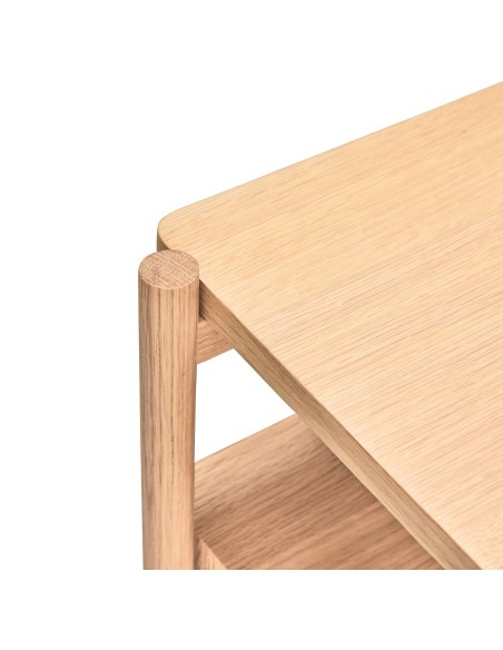 Mesita de Noche APPEAL, Roble Natural - Hübsch. Vackart