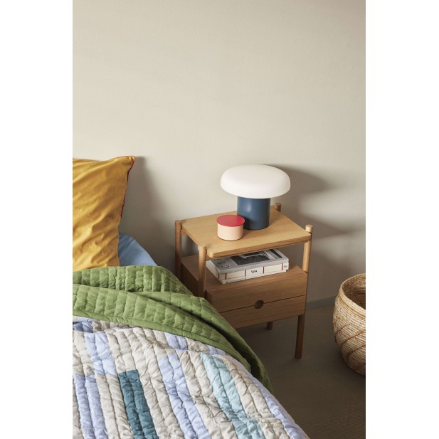 Mesita de Noche APPEAL, Roble Natural - Hübsch. Vackart