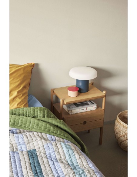 Mesita de Noche APPEAL, Roble Natural - Hübsch. Vackart