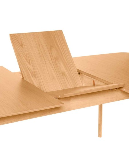Mesa Extensible DAPHNE 140/180x90 cm, Madera Natural - Vackart